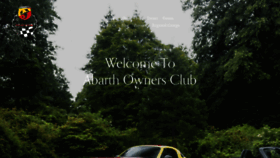 What Abarthownersclub.com website looked like in 2020 (3 years ago)