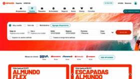 What Almundo.com.mx website looked like in 2020 (3 years ago)
