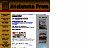 What Avalanchepress.com website looked like in 2020 (3 years ago)