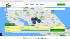 What Atenas-realestate.com website looked like in 2020 (3 years ago)