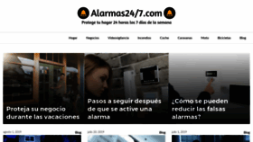 What Alarmas247.com website looked like in 2020 (3 years ago)