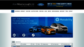 What Alanmyerscough-ford.co.uk website looked like in 2020 (3 years ago)