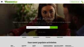 What Apprentus.nl website looked like in 2020 (3 years ago)