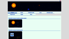 What Astrometria.ro website looked like in 2020 (3 years ago)