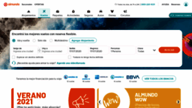 What Almundo.com.ar website looked like in 2020 (3 years ago)