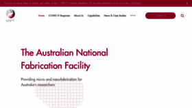 What Anff.org.au website looked like in 2020 (3 years ago)