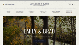 What Anchorandlace.com website looked like in 2020 (3 years ago)