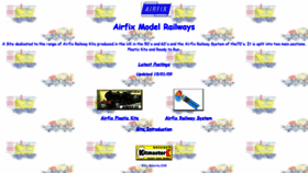What Airfixrailways.co.uk website looked like in 2020 (3 years ago)