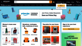 What Amazon.in website looked like in 2020 (3 years ago)