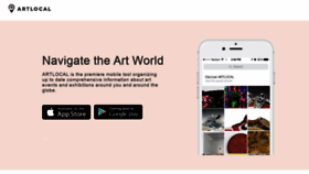What Artlocalapp.com website looked like in 2020 (3 years ago)