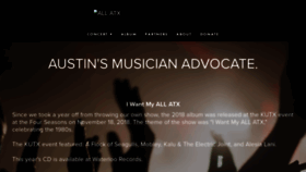 What Allatx.org website looked like in 2020 (3 years ago)