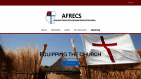 What Afrecs.org website looked like in 2020 (3 years ago)