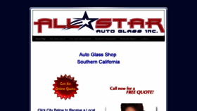 What Allstarwindshields.com website looked like in 2020 (3 years ago)