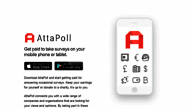 What Attapoll.app website looked like in 2020 (3 years ago)