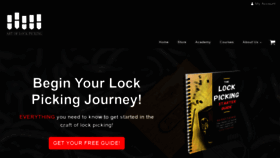 What Art-of-lockpicking.com website looked like in 2020 (3 years ago)