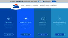 What Agencia7am.com website looked like in 2020 (3 years ago)