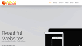 What Aadyaitsolutions.in website looked like in 2020 (5 years ago)