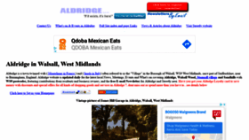 What Aldridge-web.com website looked like in 2020 (3 years ago)