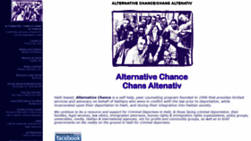 What Alternativechance.org website looked like in 2020 (3 years ago)
