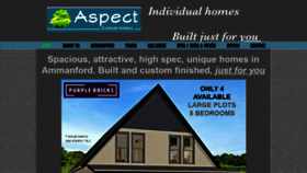 What Aspectecohomes.co.uk website looked like in 2020 (3 years ago)