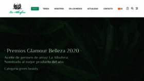 What Albuferacosmetica.com website looked like in 2020 (3 years ago)