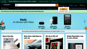 What Amazon.me website looked like in 2020 (3 years ago)