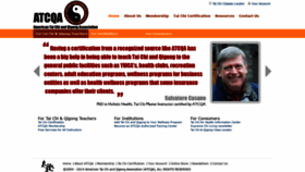 What Americantaichi.org website looked like in 2020 (3 years ago)