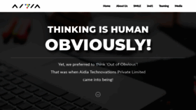 What Aidiatechnovations.com website looked like in 2020 (5 years ago)