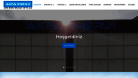 What Akfaenerji.com website looked like in 2020 (3 years ago)