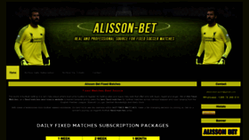 What Alisson-bet.com website looked like in 2020 (3 years ago)
