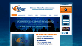 What Amaquatics.com website looked like in 2020 (3 years ago)