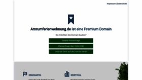 What Amrumferienwohnung.de website looked like in 2020 (3 years ago)