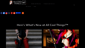 What Allcoolthings.net website looked like in 2020 (3 years ago)