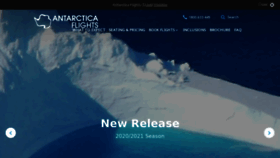 What Antarcticaflights.com.au website looked like in 2020 (3 years ago)