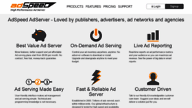 What Adspeed.net website looked like in 2020 (3 years ago)
