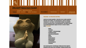 What Anlauff-naturstein.de website looked like in 2020 (3 years ago)