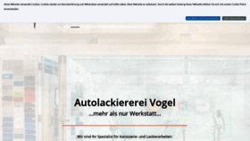 What Autolackiererei-vogel.de website looked like in 2020 (3 years ago)