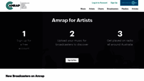 What Amrap.com.au website looked like in 2020 (3 years ago)
