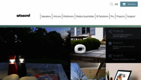 What Artsound.be website looked like in 2020 (6 years ago)