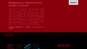 What Akaipro.de website looked like in 2020 (3 years ago)