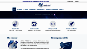What Aidi-inc.com website looked like in 2020 (3 years ago)