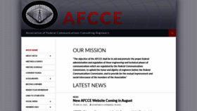 What Afcce.org website looked like in 2020 (3 years ago)