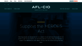 What Afl-cio.org website looked like in 2020 (3 years ago)