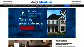 What Acadiananow.com website looked like in 2020 (3 years ago)