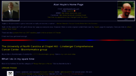 What Alanhoyle.com website looked like in 2020 (3 years ago)