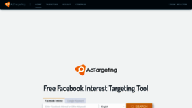 What Adtargeting.io website looked like in 2020 (3 years ago)