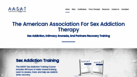 What Aasat.org website looked like in 2020 (3 years ago)