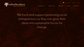What Arborbrothers.org website looked like in 2020 (3 years ago)
