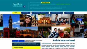 What Aupairinternacional.com website looked like in 2020 (3 years ago)