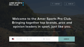 What Amersportsproclub.com website looked like in 2020 (3 years ago)